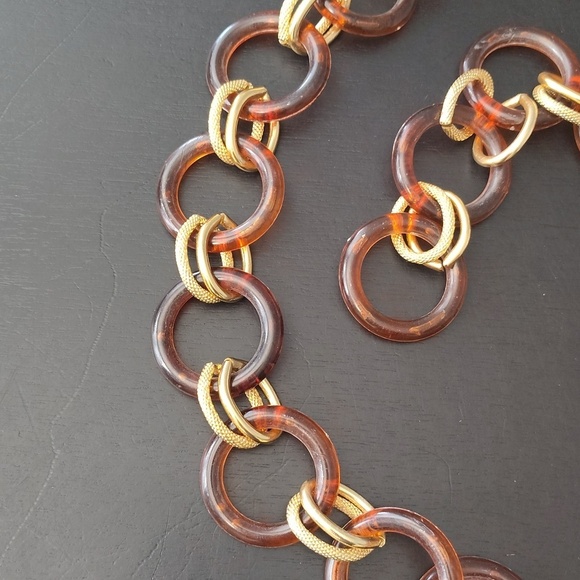 Gold And Brown Link Belt Vintage 41\